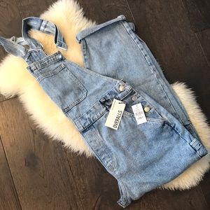 NWT denim overalls